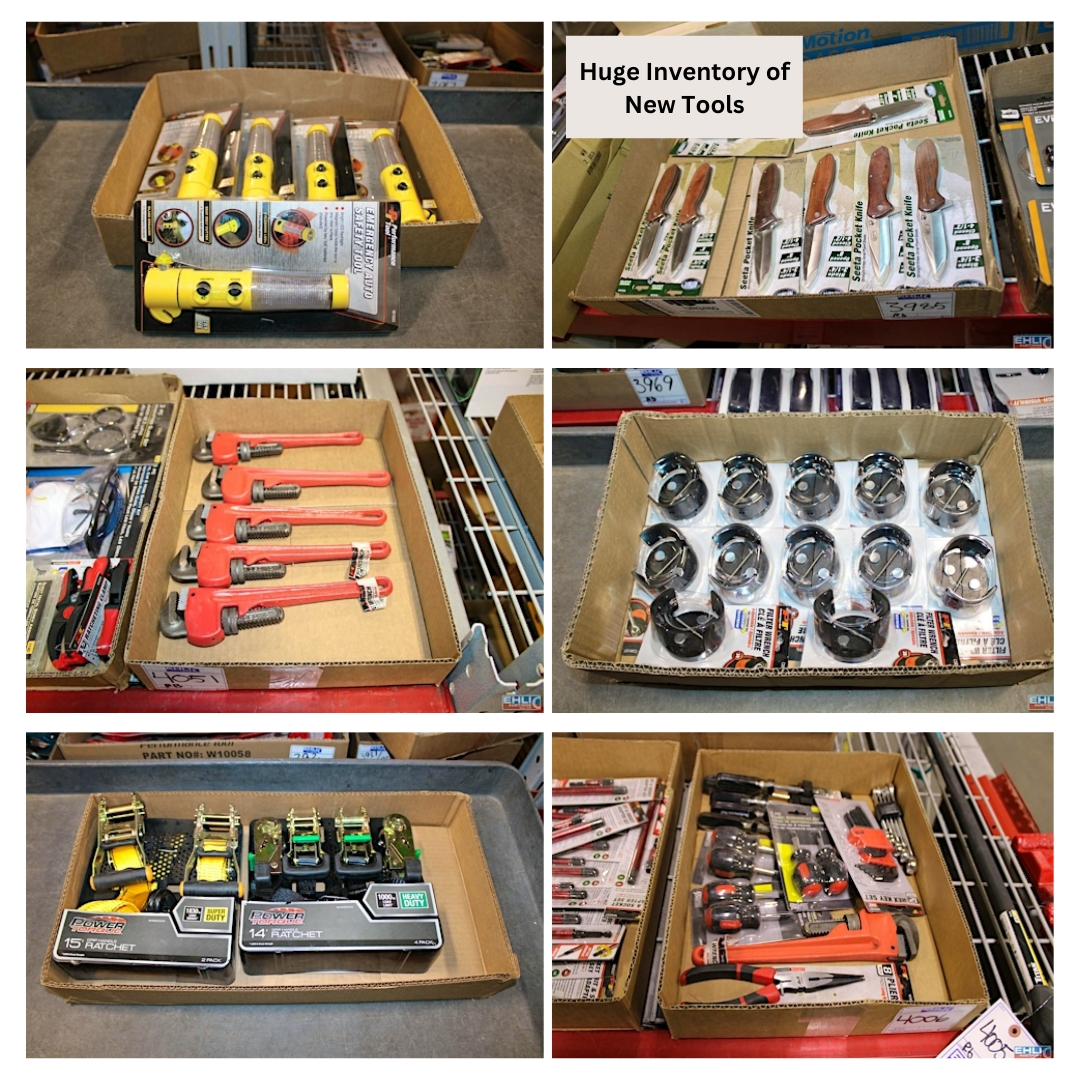 Huge Inventory of New Tools